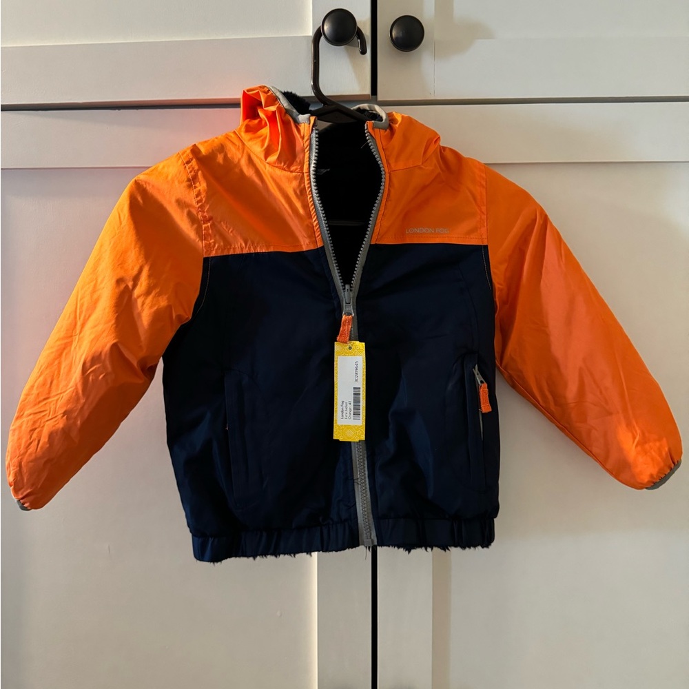 London fog boys warm inner fleece jacket